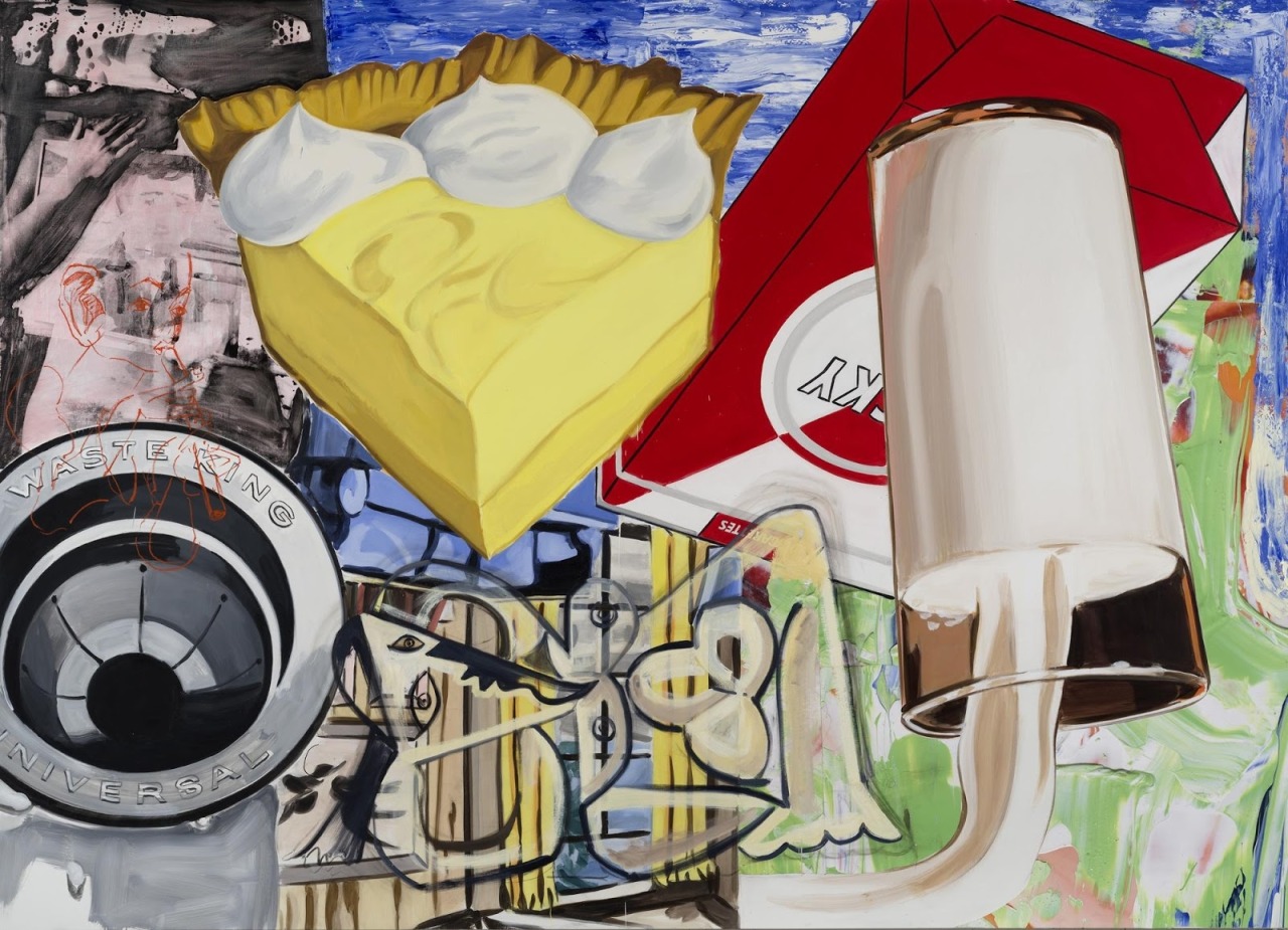 Yellow Fellow by David Salle